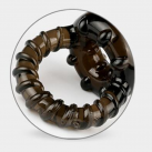 Силіконове ерекційне кільце B2-2-2, колір чорний photo 1