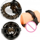 Силіконове ерекційне кільце B2-2-2, колір чорний photo 4