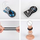 Силиконовое эрекционное кольцо, 2 шт. photo 5