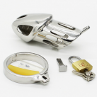 Пояс верности для мужчин. Нержавеющая сталь. С замком. photo 3