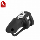 Черный силиконовый пояс целомудрия photo 2