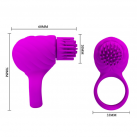 Эрекционное виброкольуо со стимулятором для клитора photo 6