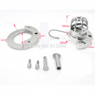 Пояс верности для мужчин. Нержавеющая сталь. С замком. photo 3