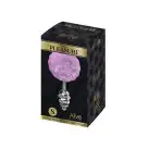 Металева анальна пробка Кролячий хвостик Alive Fluffy Twist Plug S Purple, діаметр 2,9 см photo 3