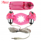 Силиконовое эрекционное кольцо с двойной вибрацией photo 3