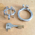 Пояс верности для мужчин. Нержавеющая сталь. С замком. photo 3