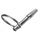 Кольцо с катетером для стимуляции уретры. Нержавеющая сталь. photo 4