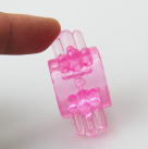 Силиконовая эрекционная насадка на пенис - 1 шт.  photo 4