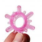 Силиконовая эрекционная насадка на пенис - 1 шт.  photo 2