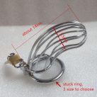 Пояс верности для мужчин. Нержавеющая сталь. С замком. photo 4