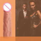 Силиконовая реалистичная насадка на пенис LV1053 photo 4