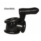 Силиконовый водонепроницаемый вибратор с кольцом на пенис photo 5