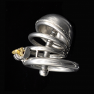 Мужской пояс верности из нержавеющей стали Cock Cage G128 photo 6