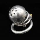 Мужской пояс верности из нержавеющей стали Cock Cage G128 photo 2