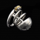 Мужской пояс верности из нержавеющей стали Cock Cage G128 photo 5