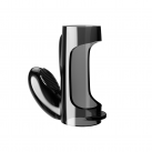 Эластичное кольцо на пенис с вибратором и стимулятором для клитора, черный photo 4