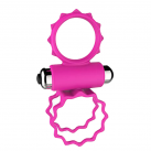 Тройное эрекционное кольцо из силикона с вибрацией photo 3