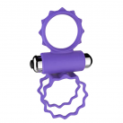 Тройное эрекционное кольцо из силикона с вибрацией photo 2