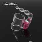 Кольцо для пениса с анальными шариками. Силикон. photo 3