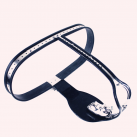 Мужской пояс верности из нержавеющей стали Master-Slave Cockring photo 1