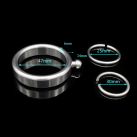 Стальные эрекционные кольца, 47 мм photo 1