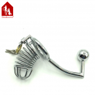 Пояс верности для мужчин. Нержавеющая сталь. С замком и шариком. photo 1