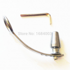 Кольцо для пениса с анальной пробкой. Нержавеющая сталь. photo 5