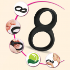 Двойное эрекционное кольцо из силикона photo 1