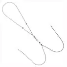 Прикраса для сосків Art of Sex - Nipple Clamps Arrow, колір фіолетовий photo 2