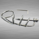 Пояс верности для мужчин Stianless с уретральным катетером photo 2