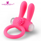 Силиконовое эрекционное кольцо MOJOY с вибрацией photo 3