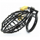 Черный пояс верности для мужчин с замком photo 2