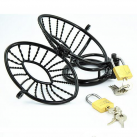 Черный пояс верности для мужчин с замком photo 3