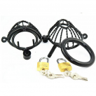 Черный пояс верности для мужчин с замком photo 1