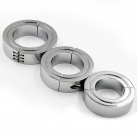 Металлическое эрекционное кольцо, 50 мм, 342 гр photo 1