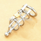 Мужской пояс целомудрия с катетером для уретры photo 3