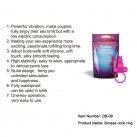 Эрекционное виброкольцо со стимулятором клитора в виде зайца photo 3