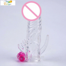 Cиликоновая насадка с вибропулей photo 2