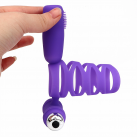 Вибрационная насадка на пенис со стимулятором для клитором photo 4