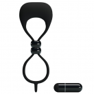 Силиконовое регулируемое кольцо с вибропулей photo 3