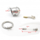 Пояс верности для мужчин. Нержавеющая сталь. С замком. photo 1