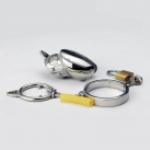 Мужской пояс верности с замком из нержавеющей стали photo 1