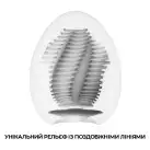 Мастурбатор-яйцо Tenga Egg Tube, рельеф с продольными линиями photo 3