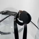 Черный силиконовый пояс верности с замком CB6000 для мужчин photo 3