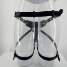 Черный силиконовый пояс верности с замком CB6000 для мужчин photo 1