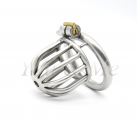 Мужской пояс верности из нержавеющей стали с замком  photo 5