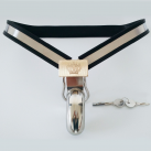 Мужской пояс верности из нержавеющей стали с замком  photo 3