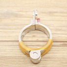 Мужской пояс верности из нержавеющей стали с замком Cockring photo 4