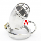 Мужской пояс верности из нержавеющей стали 219 photo 5