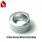 Металлическое эрекционное кольцо Davidsource 38 мм photo 2